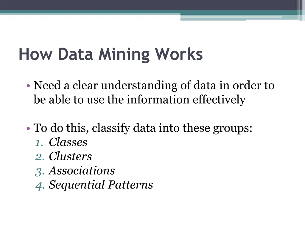 how data mining works