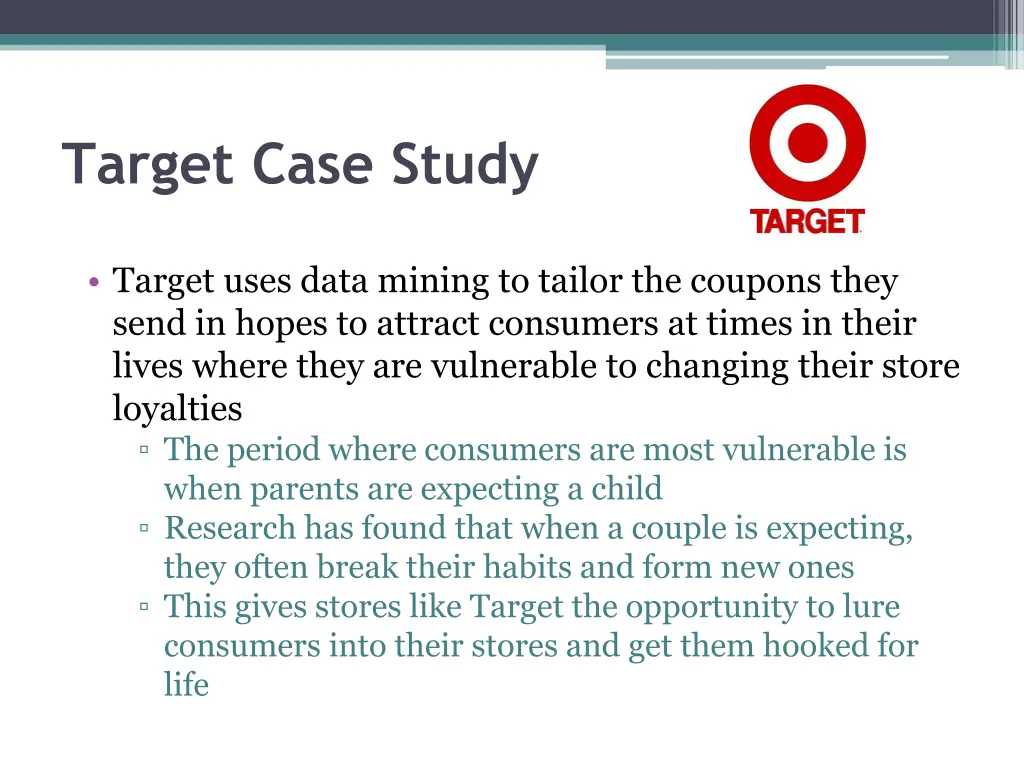 target case study