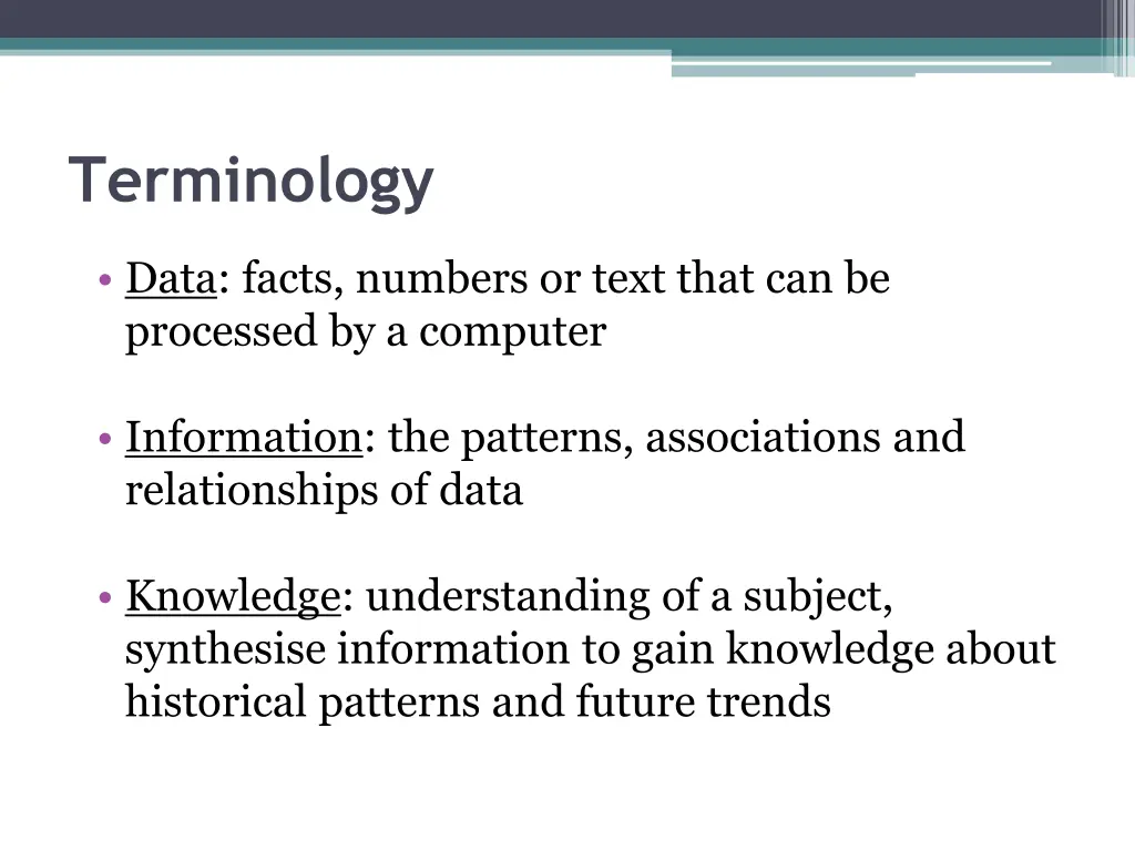 terminology