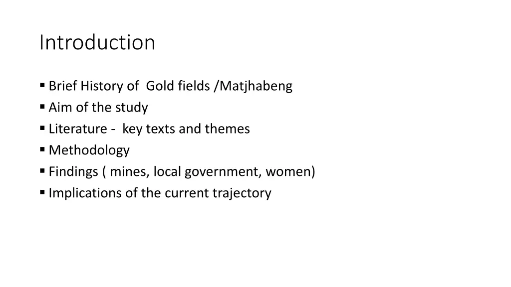introduction