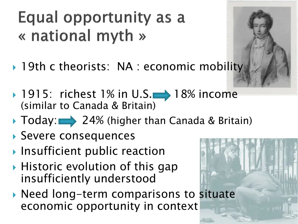 19th c theorists na economic mobility