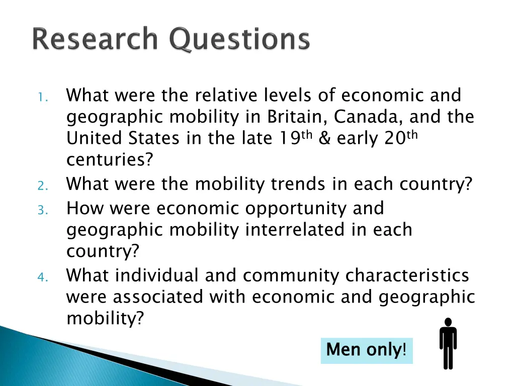 what were the relative levels of economic