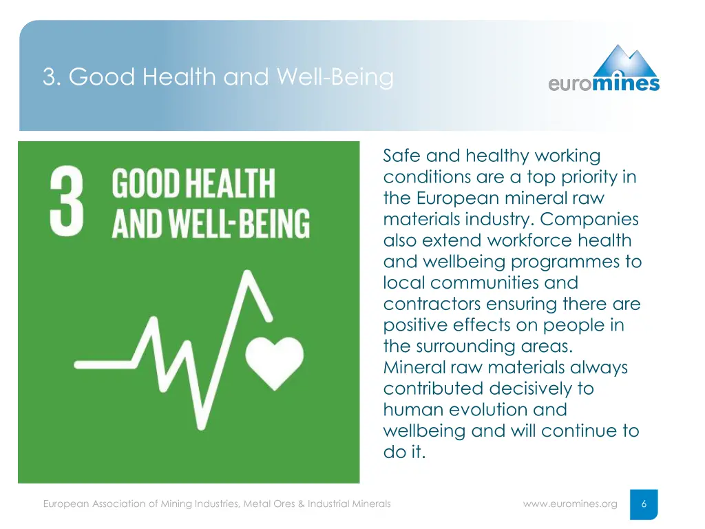 3 good health and well being