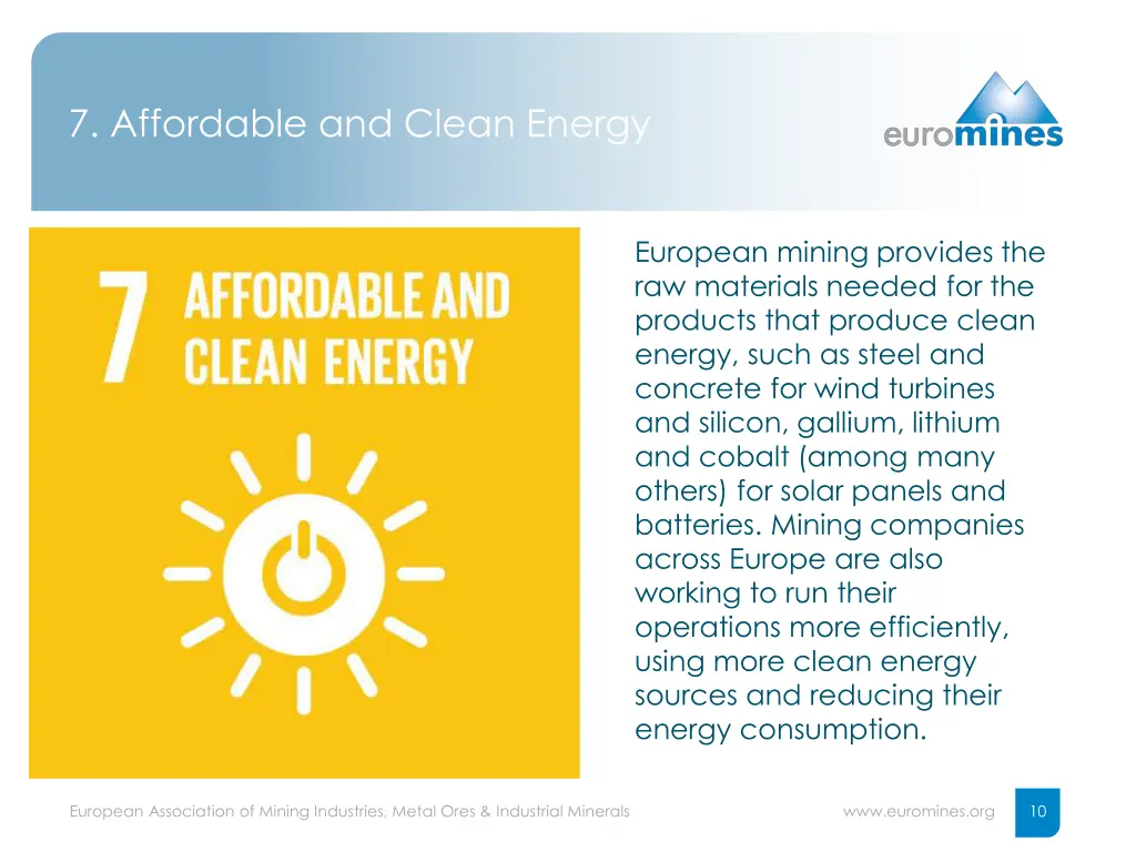 7 affordable and clean energy