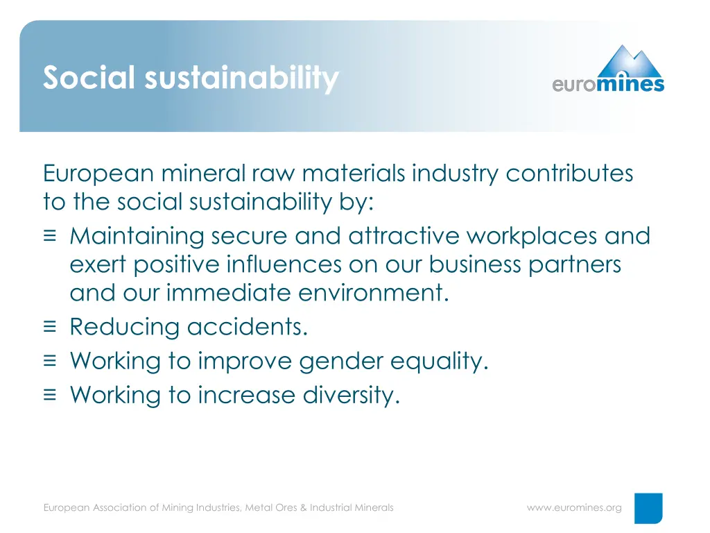 social sustainability