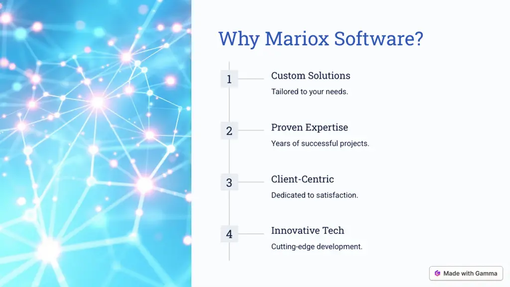 why mariox software