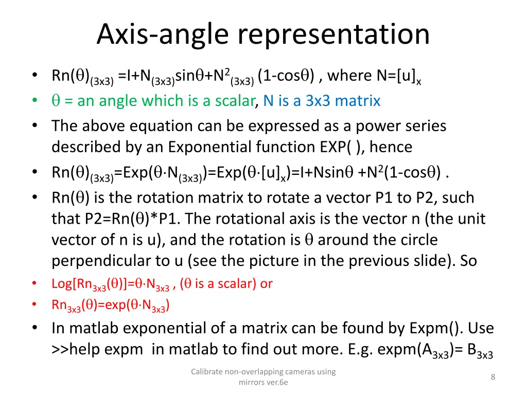 axis angle representation