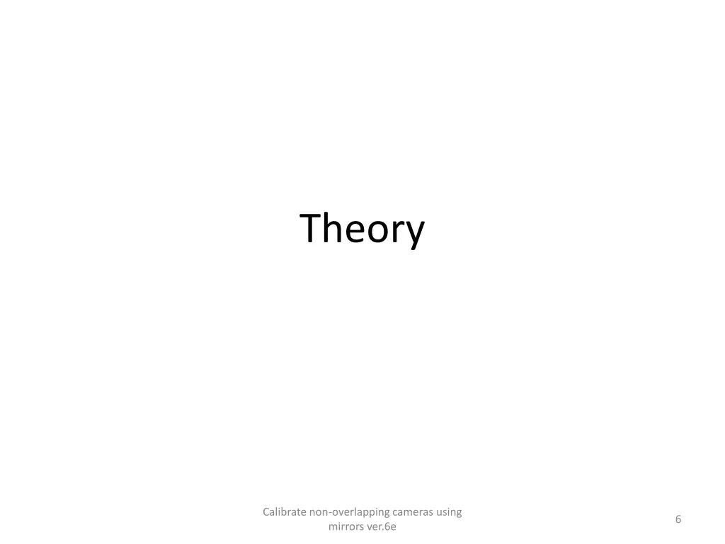theory