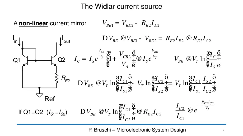 the widlar current source