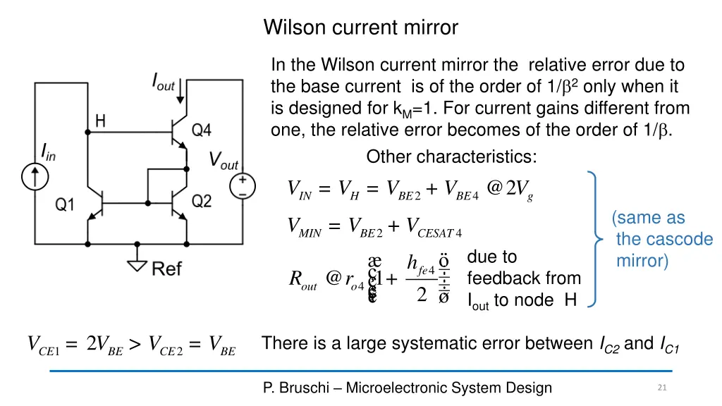 wilson current mirror 3