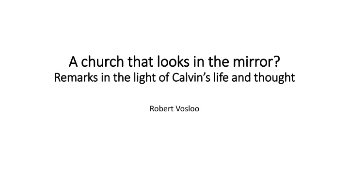 a a church church that looks in the mirror that