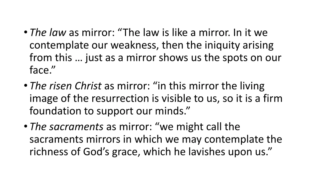 the law as mirror the law is like a mirror