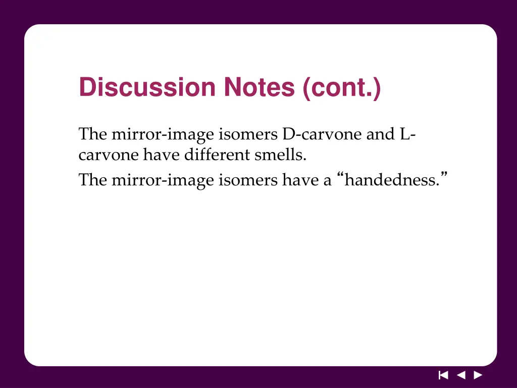 discussion notes cont