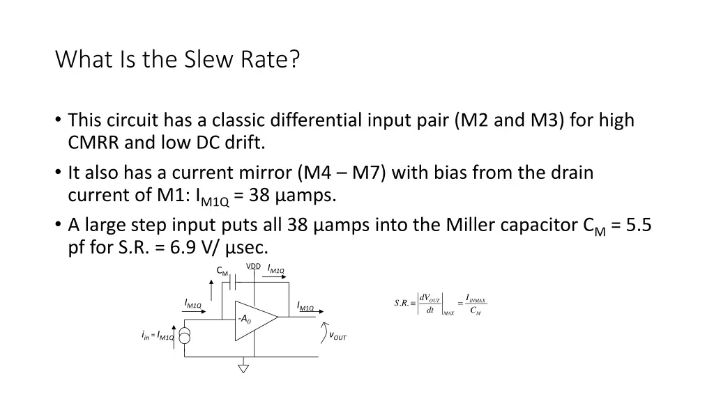 what is the slew rate