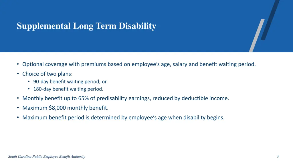supplemental long term disability