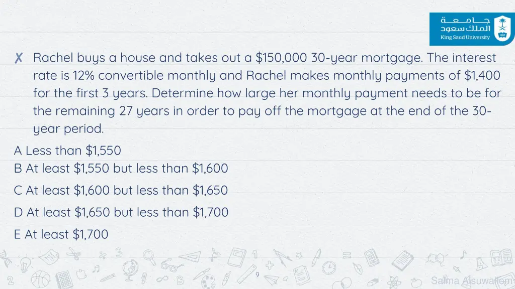 rachel buys a house and takes