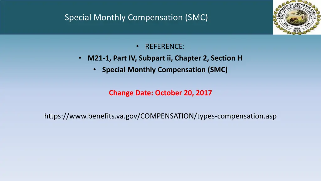 special monthly compensation smc
