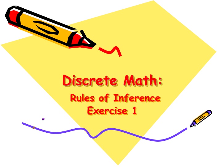 discrete math rules of inference exercise 1