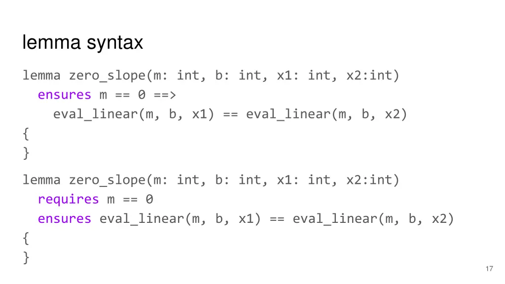 lemma syntax