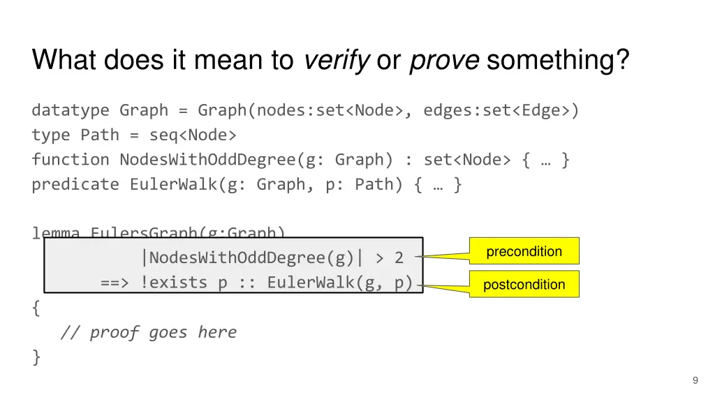 what does it mean to verify or prove something