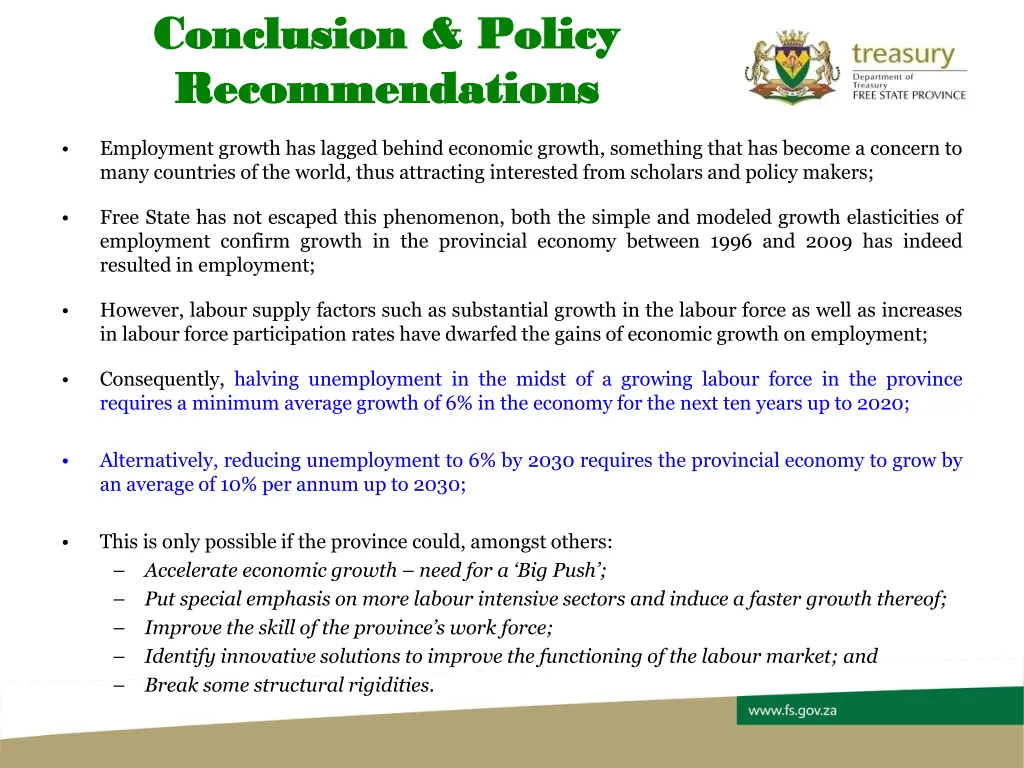 conclusion policy conclusion policy