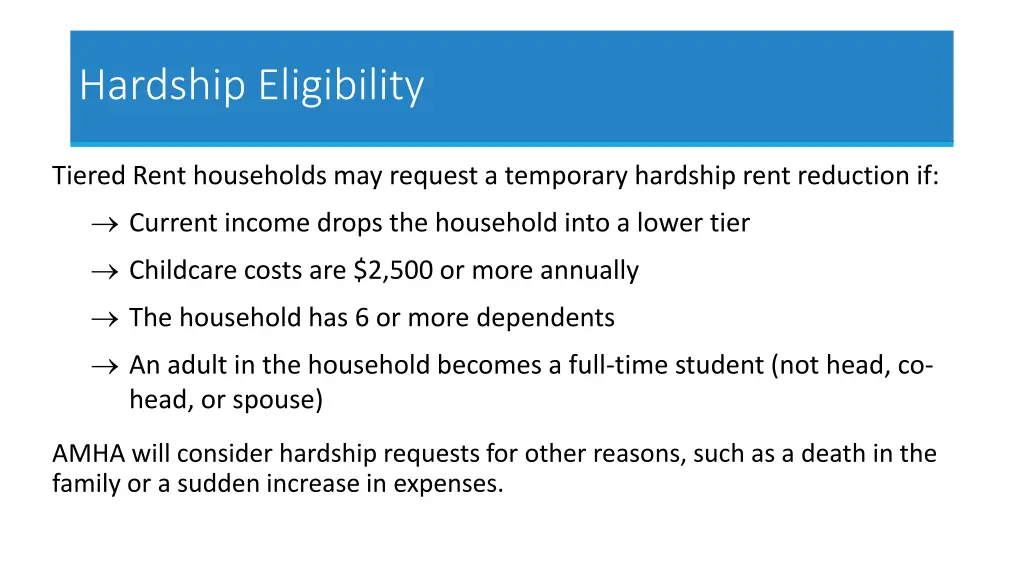 hardship eligibility