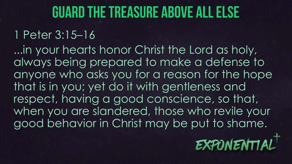 1 peter 3 15 16 in your hearts honor christ