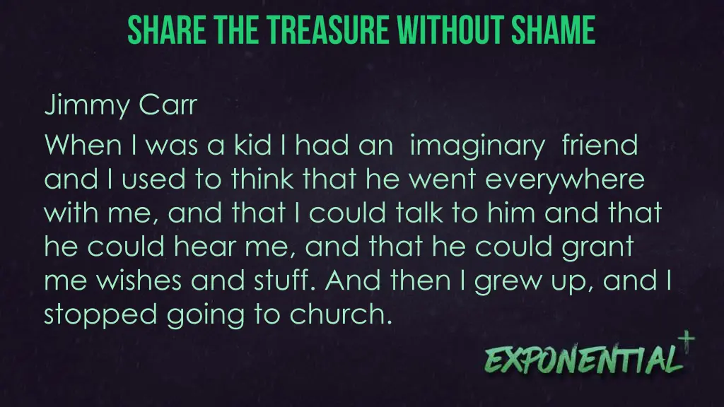 jimmy carr when i was a kid i had an imaginary