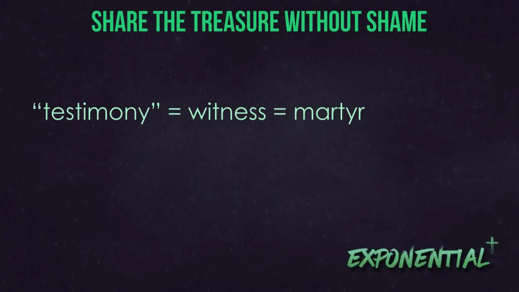 testimony witness martyr