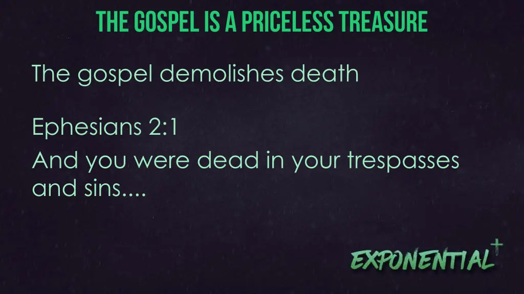 the gospel demolishes death