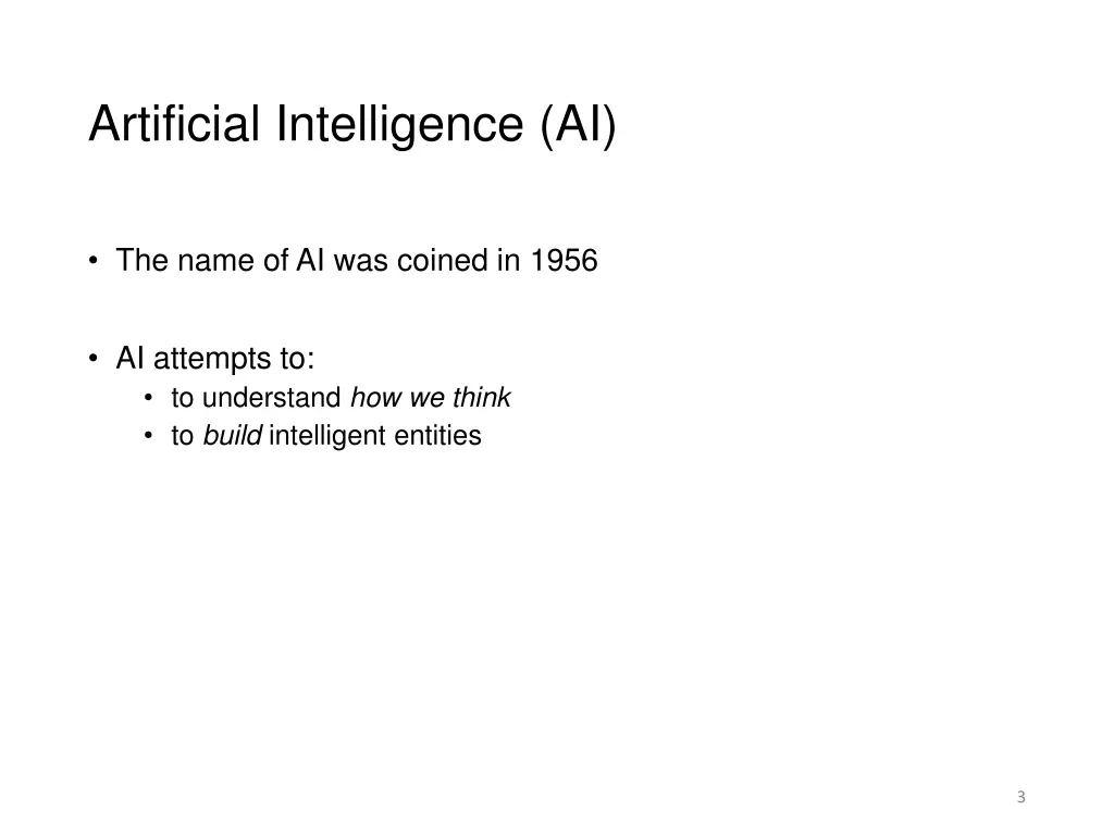 artificial intelligence ai
