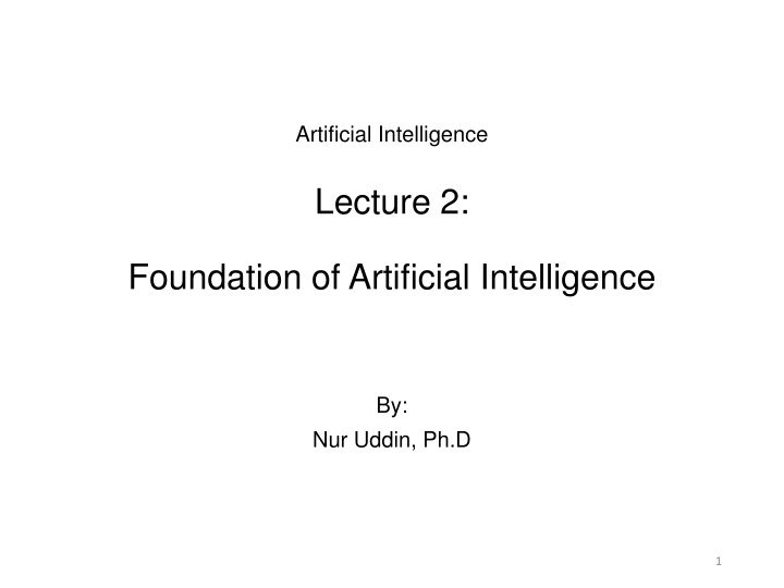 artificial intelligence