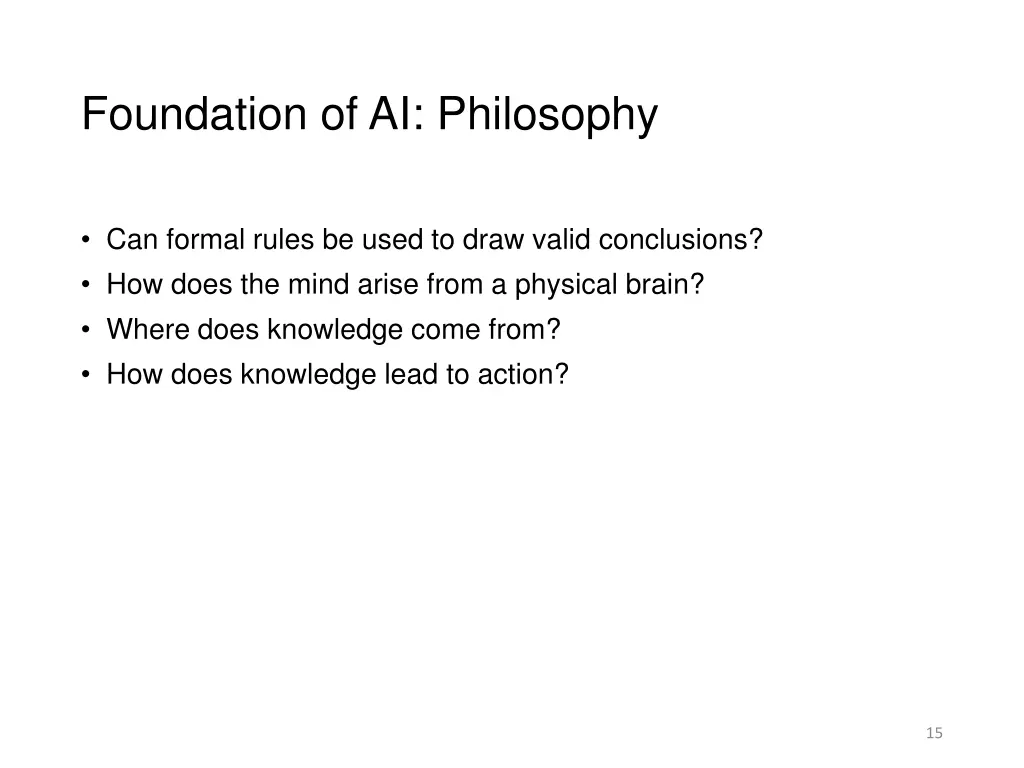 foundation of ai philosophy