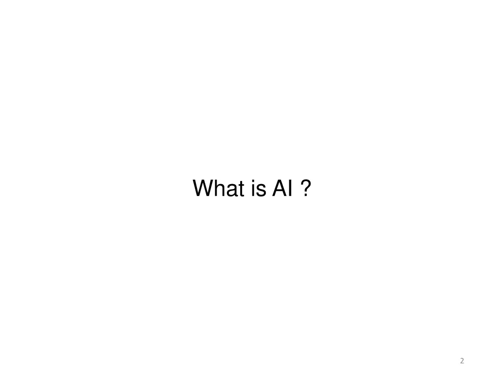 what is ai