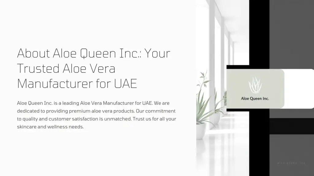 about aloe queen inc your trusted aloe vera
