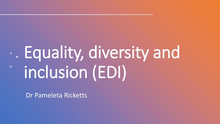 equality diversity and equality diversity