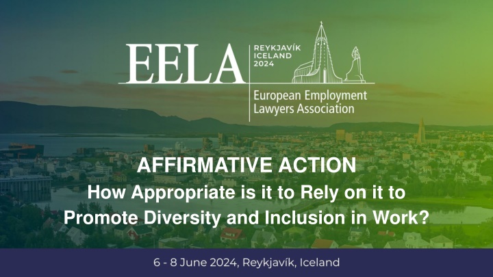 affirmative action how appropriate is it to rely