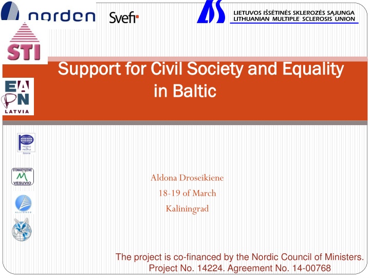 support support for civil society and equality