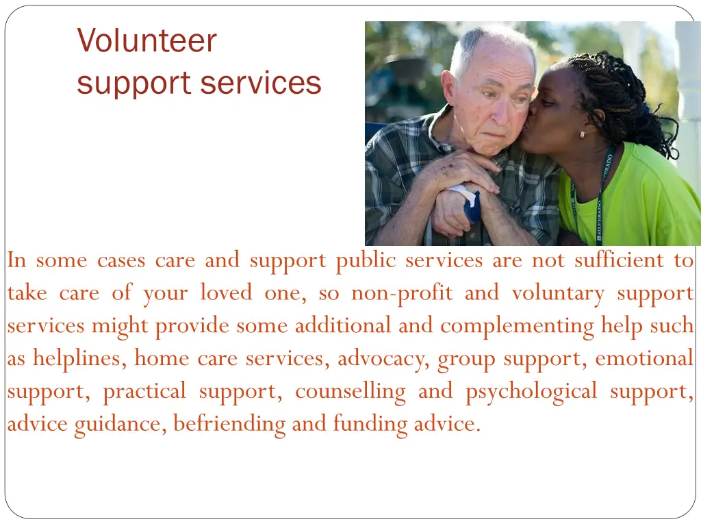 volunteer support services