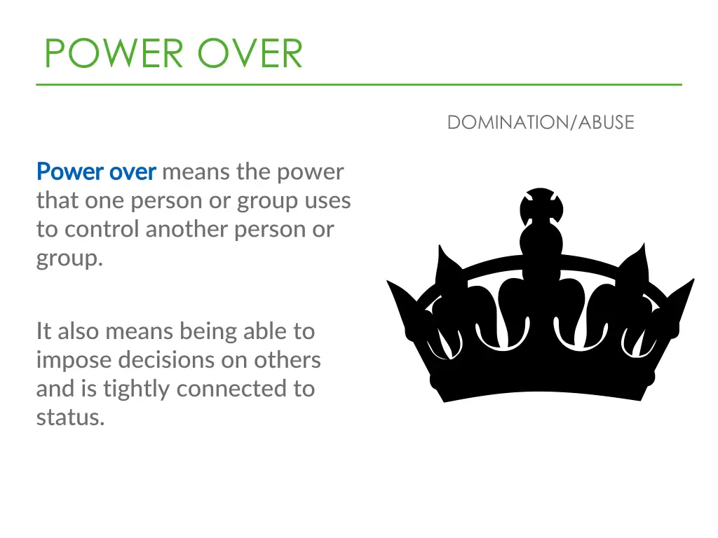 power over