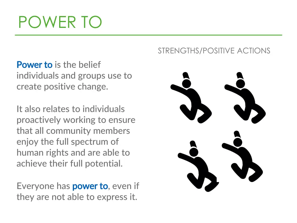 power to