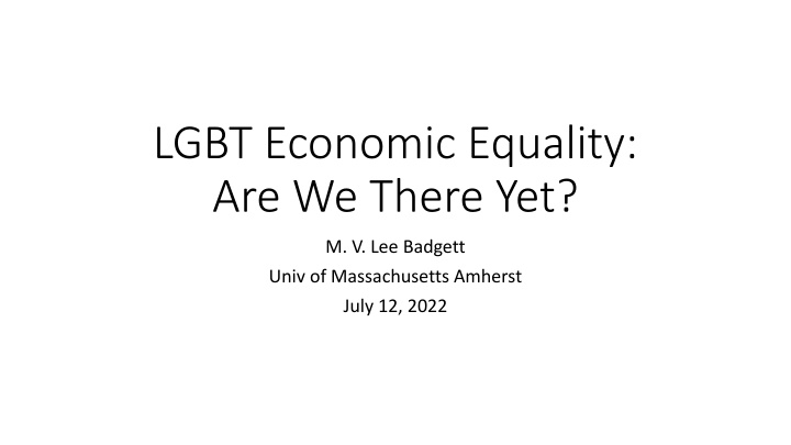 lgbt economic equality are we there yet