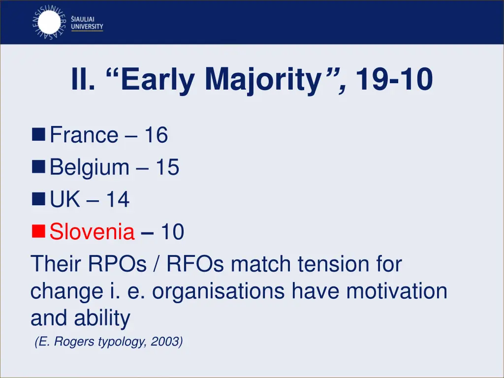 ii early majority 19 10