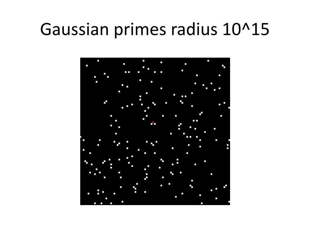 gaussian primes radius 10 15
