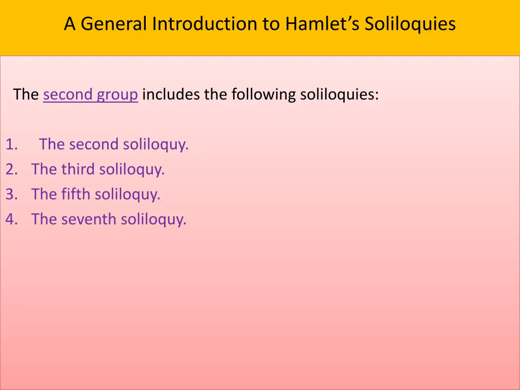 a general introduction to hamlet s soliloquies 2