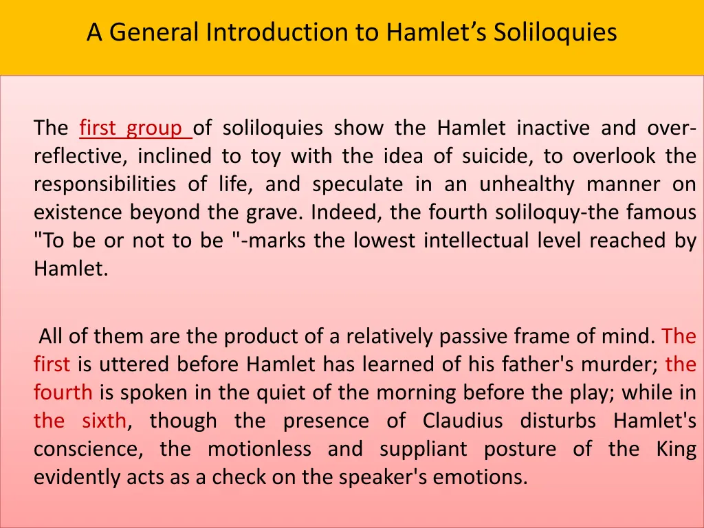a general introduction to hamlet s soliloquies 3