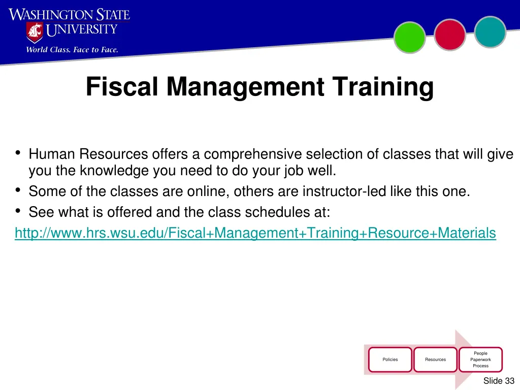 fiscal management training