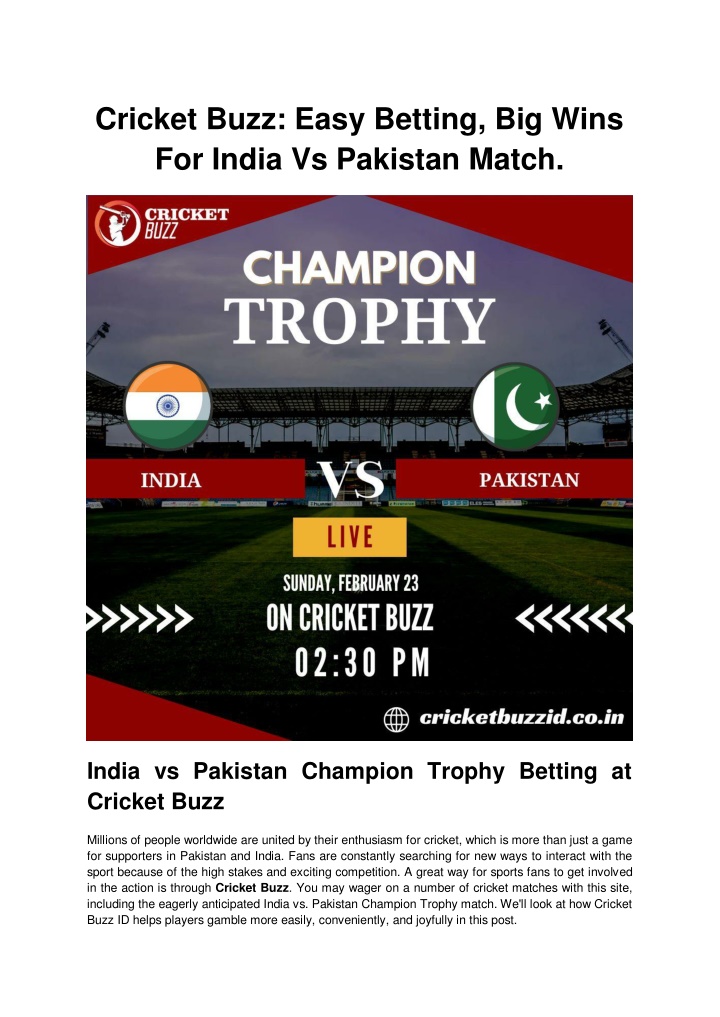 cricket buzz easy betting big wins for india