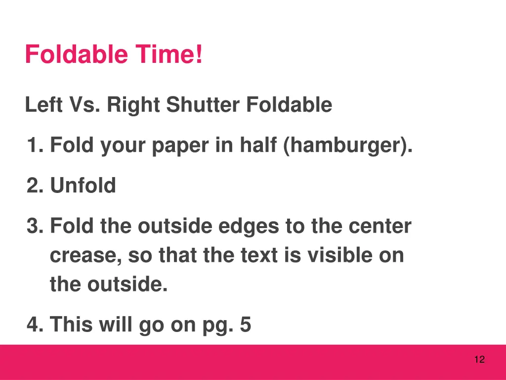 foldable time