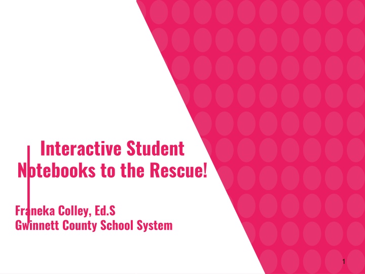 interactive student notebooks to the rescue